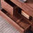 Black walnut solid wood TV Stand