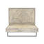 Base de lit plateforme Bulat en bois d'acacia naturel-70770779