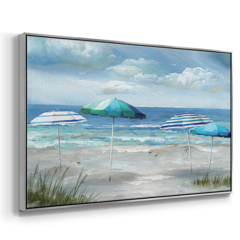 Oceanside, reproduction d'art sur toile, Argent, H 17 po x l 25 po x P 2 po