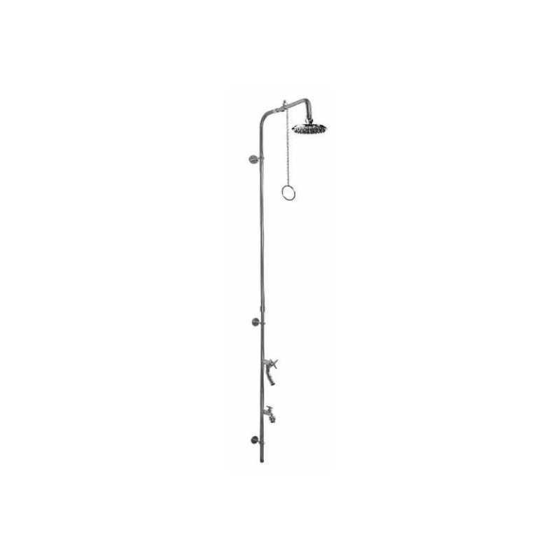 Pull Chain Wall mount Outdoor Shower