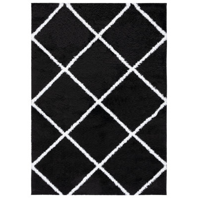 Tahoe Shag Performance Geometric Rug