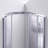 Dreamline Prime 33 In. X 33 In. X 78 3/4 In. H Shower Enclosure, Base, And White Wall Kit In Chrome And Frosted Glass-84076374