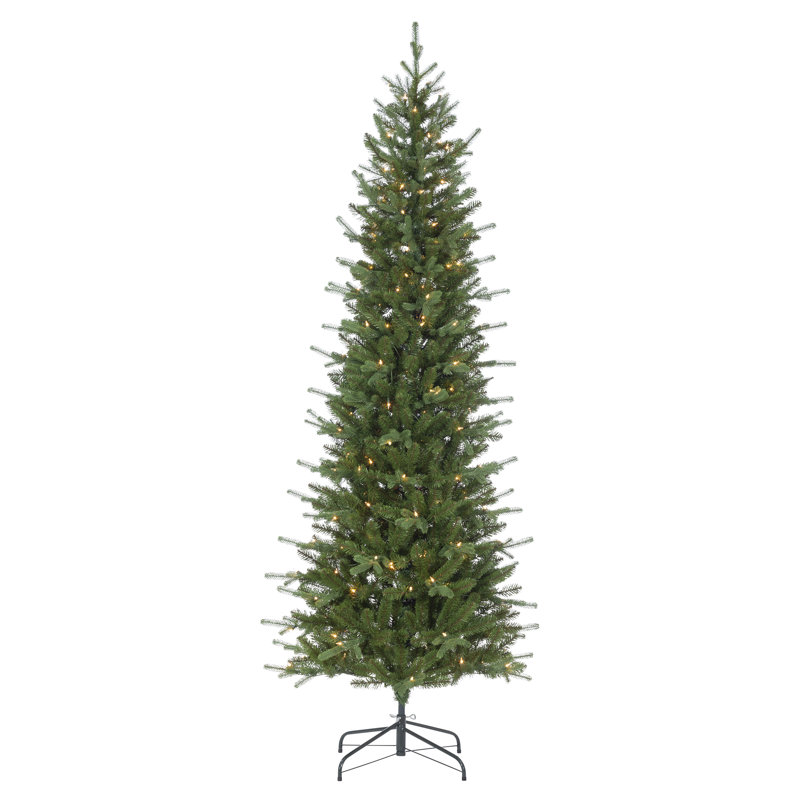 7.5' Lighted Artificial Pine Christmas Tree