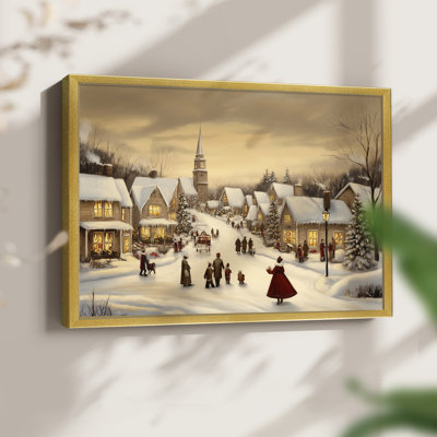 Chirstmas Art-CMLIV -Framed Print - Restickable