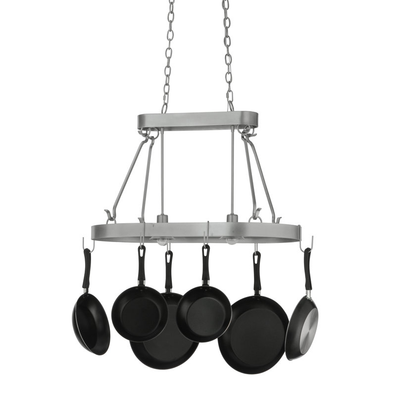 Harmony Handcrafted 2 Light Pot Rack