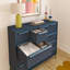 Commode 10 tiroirs Naima - Bleu marine-2090917765-2104125003