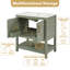 Meuble-lavabo simple 30 po avec plateau en céramique Tauseek-1295188832