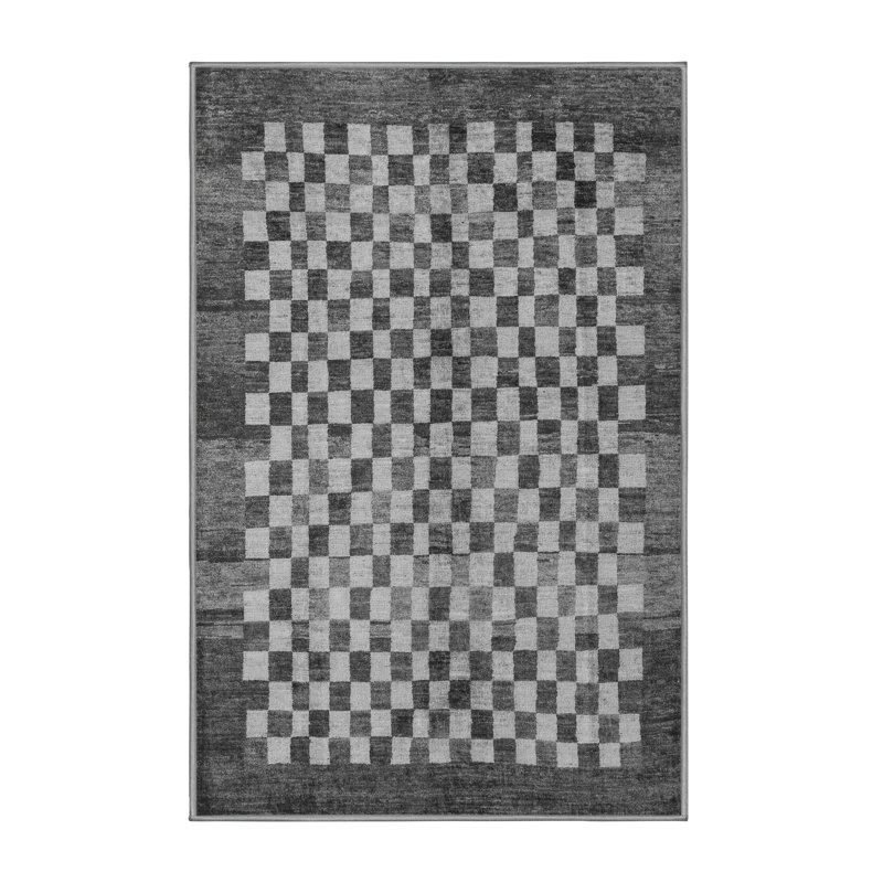 Nandram Geometric Indoor Rug, Rectangle 7' x 10'