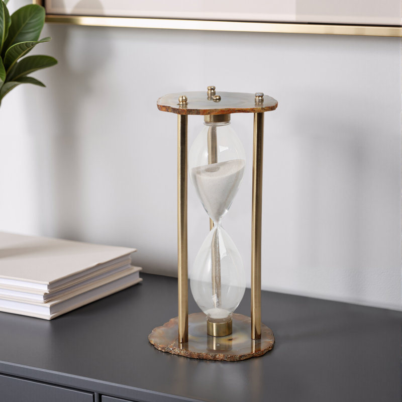 10" Primo Agate Hourglass