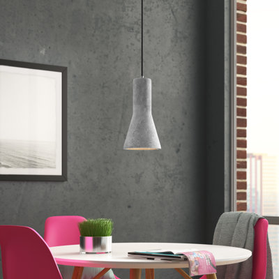 Luminaire suspendu 1 lumière à cône simple Aldery Brook