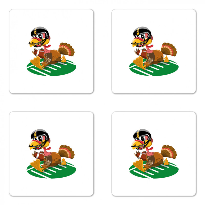 Square 4 Piece Coaster Set