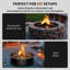 Round Wood Burning Fire Pit