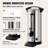 110 Cup Commercial Coffee Urn, Stainless Steel Fast Brew Coffee Dispenser, Large Capacity Electric Coffee Maker for Office, Catering, Party and Large Gathering Events