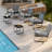 Ferlin 2-Person Outdoor Set – Wicker/Metal/Wood, Waterproof Cushions & UV-Resistant Frame-2017522847