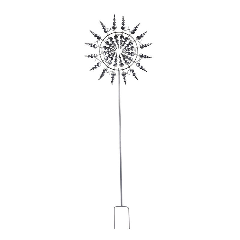 Chamaine Metal Windmill, Silver