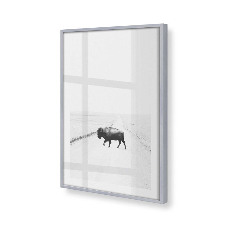 Imprimé Prairie Traveller II, H 25,25 po x l 19,25 po x P 1,25 po, Cadre en chrome poli