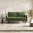 Anacapa 58" Velvet Round Arm Sofa Loveseat-815099283