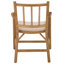 Fauteuil en rotin avec coussin Ylenia