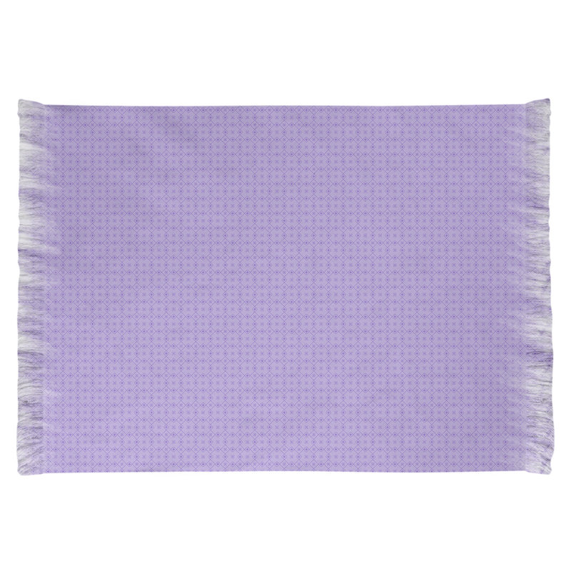 Tapis mauve Doily, Oui