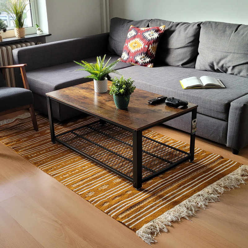Landgrove Southwestern Hand Woven 111cm X 204cm Area Rug