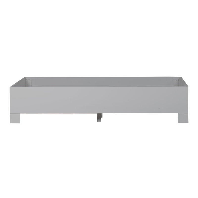 Palm Springs Low Profile Standard Bed, Queen, Light Gray