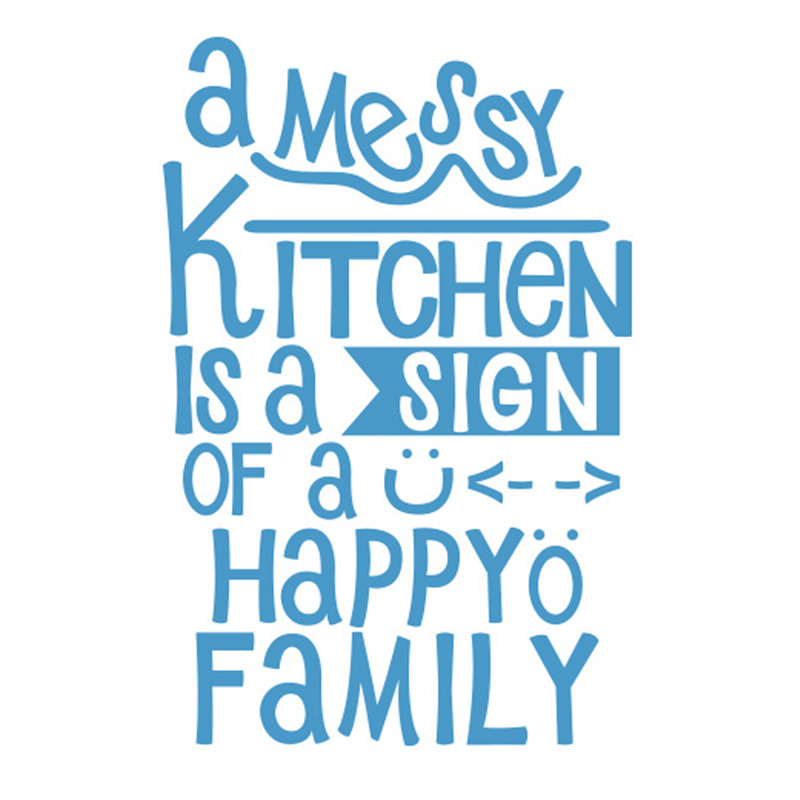 Wall Decal, Medium, Blue