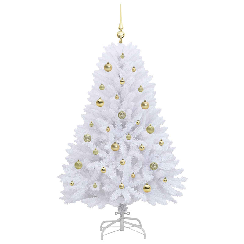 150cm H Lighted Artificial Christmas Tree, Gold