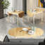 Table de salle à manger pliable en bois de pin - peu encombrante, réglable en hauteur, pour 4 à 6 personnes, parfaite pour les repas et les activités