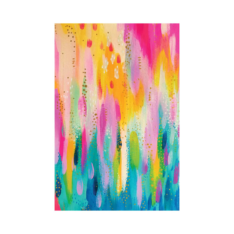 No. 9 par EttaVee-impression d’art graphique, Pas de tapis, Toile tendue, H 12 po x l 8 po x P 0,75 po