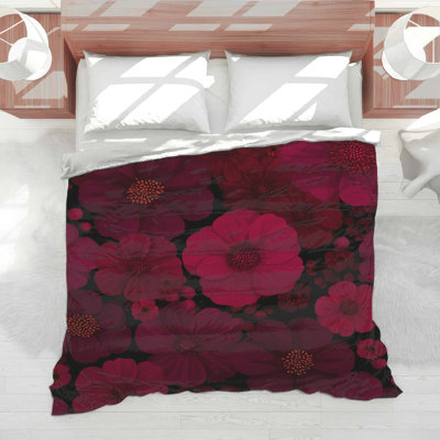 Fleurs, édredon floral, bohème bohémien