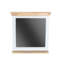 Charton Solid Wood Rectangle Wall Mirror
