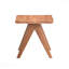 Table de bout décorative décontractée 1 pièce Mid-Century