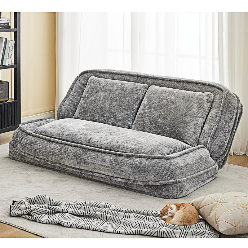 Causeuse-lit double pour chien, Gris clair