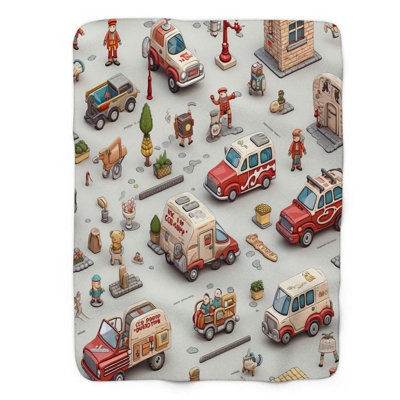 Micro vehicles - 1 Piece Premium Blanket