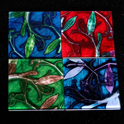 Glass Square 1 Piece Coaster