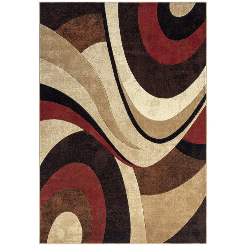 Tapis abstrait tribal 3 pi 11 po x 5 pi 2 po Tribeca Slade