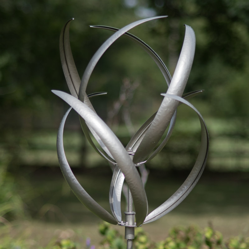 Rochon Metal Garden Statue, Silver
