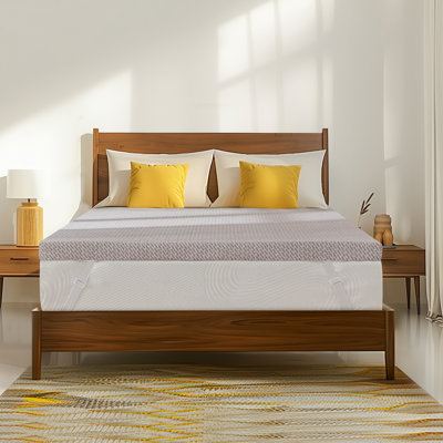 Surmatelas en mousse viscoélastique gélifiée 3 "avec housse de refroidissement