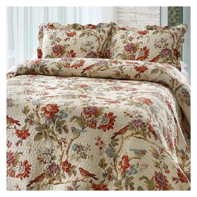 Floral Quilt, King