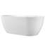 Luxueuse baignoire autoportante en acrylique pour une salle de bain de style spa