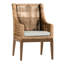 Peninsula Patio Dining Armchair with Cushions-721266522-756465803-799536413
