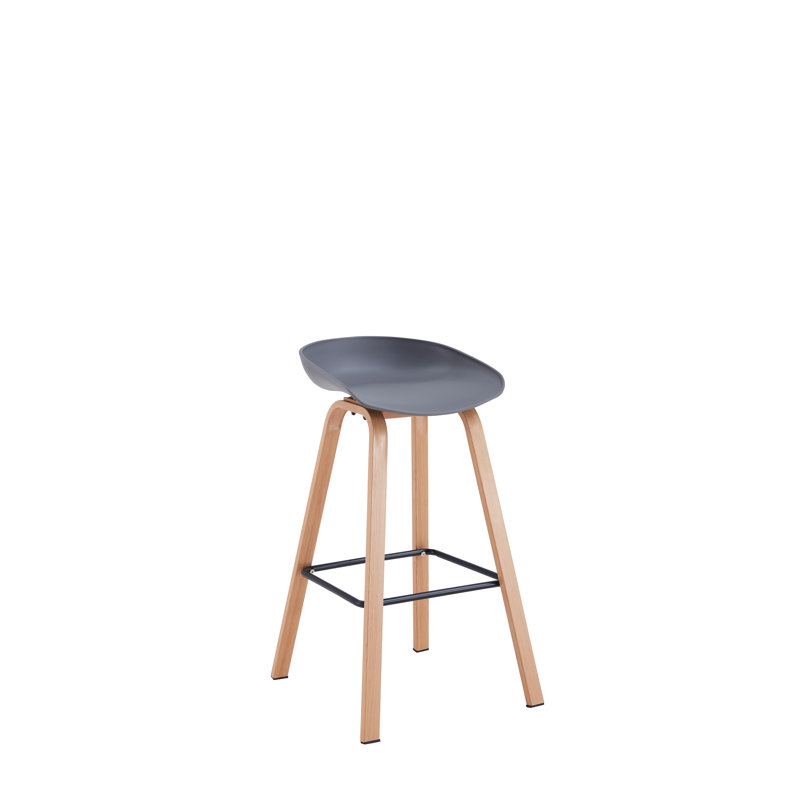 Imants Counter Stool with Metal Frame, Grey