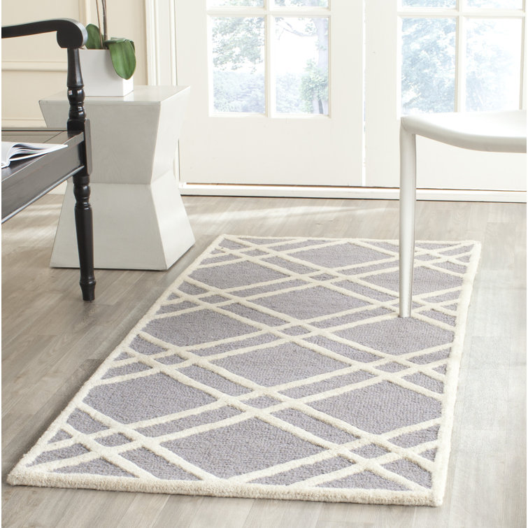 Deedgra Hand Tufted Wool Geometric Rug