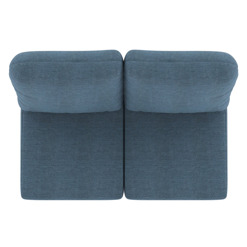 Indoor/Outdoor Sunbrella® Seat/Back Cushion, Spectrum Denim Sunbrella®