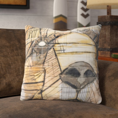 Microsuede Reversible Throw Pillow