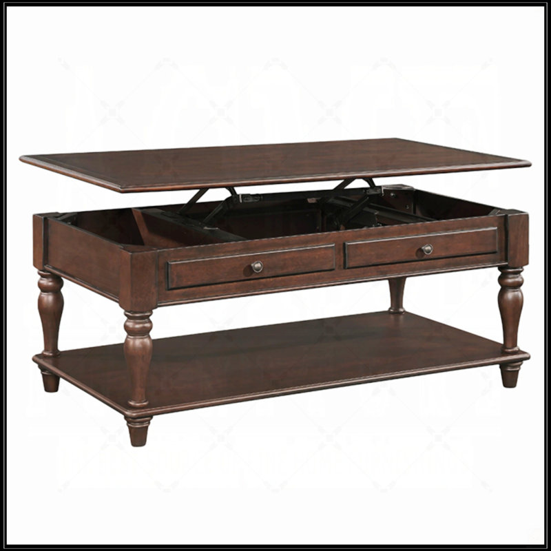 Walnut Finish Coffee Table