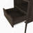 Nightstand 25"H, Superior Top, Four Legs, One Open Shelf, One Drawer, Dark Walnut-2022493505