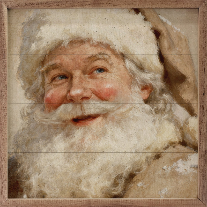 Santa's Portrait, H 4 po x l 4 po
