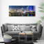 Dubai At Night - Wrapped Canvas Print