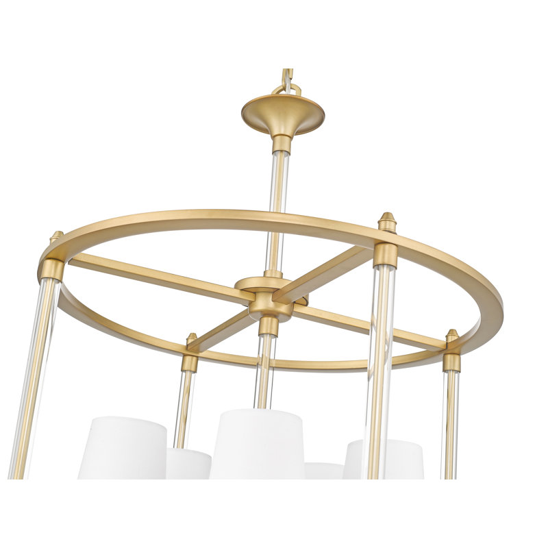 Adiyah 5 Light Chandelier, Brass